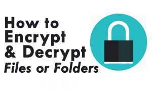 Encrypt and Decrypt