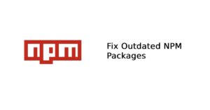 fix deprecated npm package